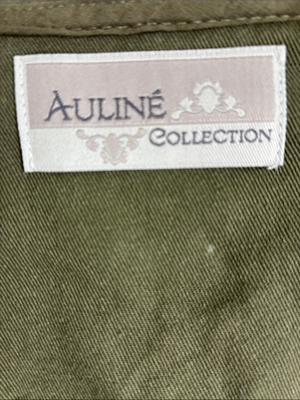 Olive Utility Jacket with Drawstring Waist - Picture 2 of 6